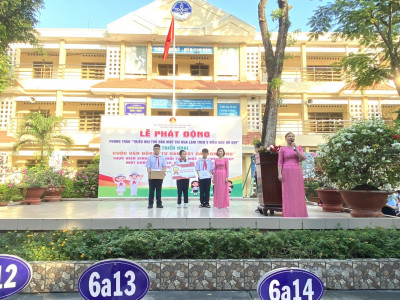 Học sinh Trường THCS Chu Văn An, thành phố Thủ Dầu Một, tỉnh Bình Dương đạt giải Bạc vòng bán kết cuộc thi “Chinh phục tương lai” năm 2023