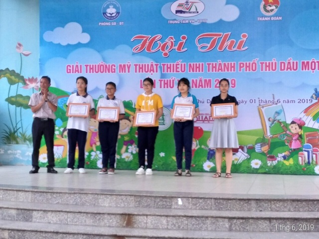 Hội thi Giải thưởng mỹ thuật thiếu nhi thành phố Thủ Dầu Một - Lần X - Năm 2019