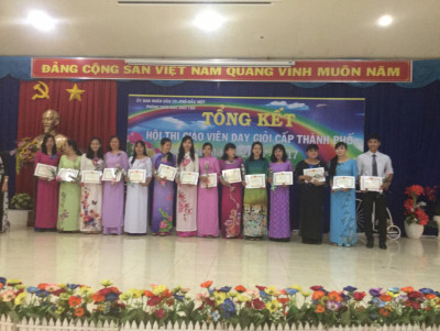 Tổng kết Hội thi giáo viên dạy giỏi cấp Thành phố NH 2016 - 2017