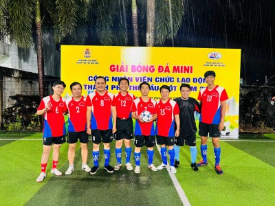 Công đoàn cơ sở Trường THCS Chu Văn An, thành phố Thủ Dầu Một, tỉnh Bình Dương tham gia Giải bóng đá mini CNVC – Lao động thành phố Thủ Dầu Một năm 2022