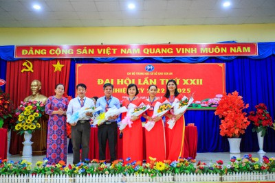 Chi bộ Trường THCS Chu Văn An, Thành phố Thủ Dầu Một, Tỉnh Bình Dương tổ chức thành công Đại hội Lần thứ XXII nhiệm kì 2022 – 2025