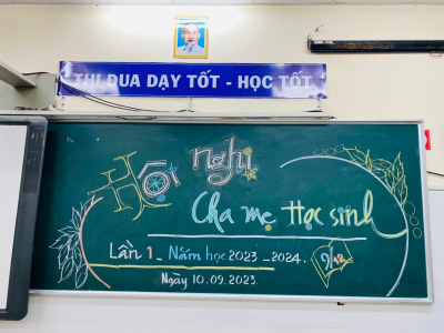 Trường THCS Chu Văn An, thành phố Thủ Dầu Một, tỉnh Bình Dương tổ chức Hội nghị cha mẹ học sinh đầu năm năm học 2023 – 2024