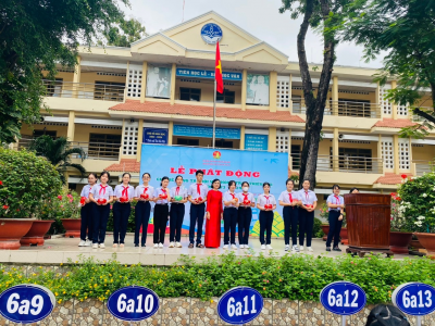 Lễ Chào cờ đầu năm học mới và Lễ phát động chủ đề công tác Đội, phong trào Thiếu nhi thành phố Thủ Dầu Một năm học 2023 - 2024